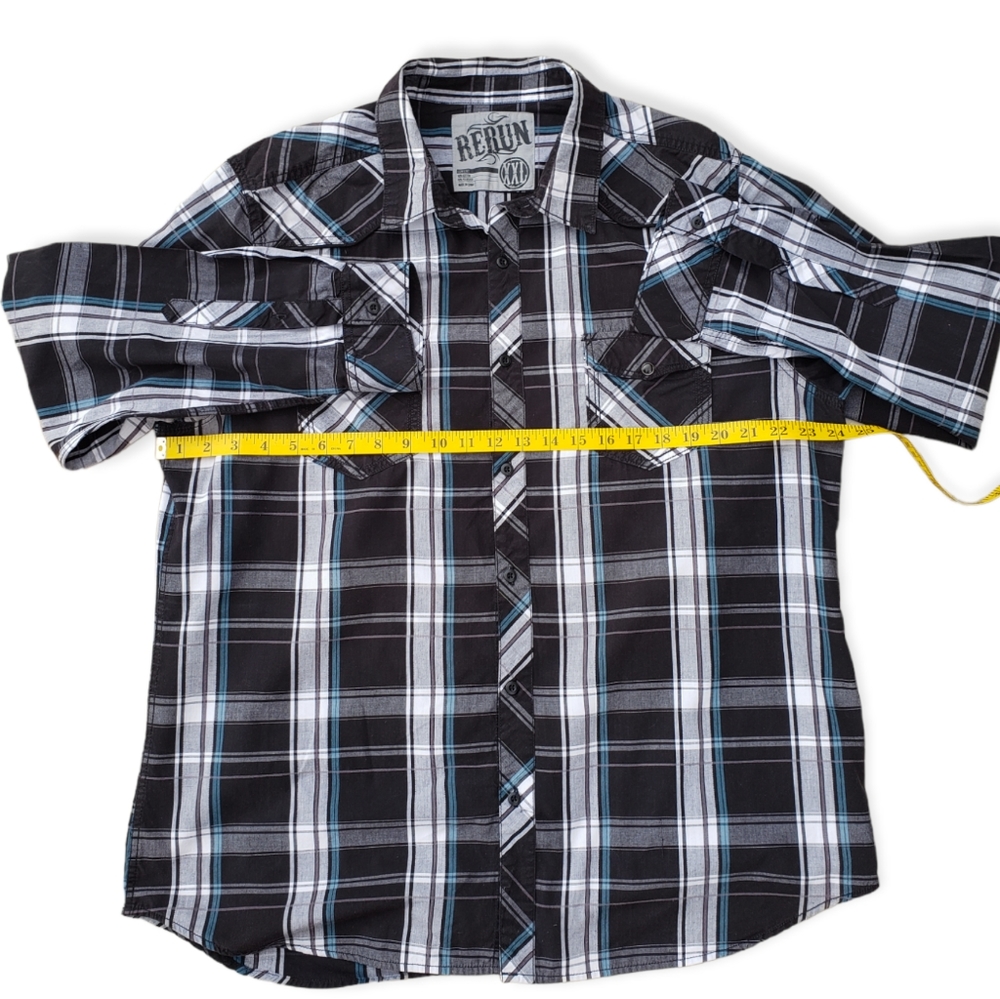 Mens RERUN Western button down - Picture 7 of 8